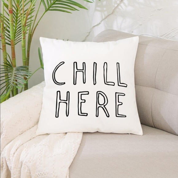 chill here pillow